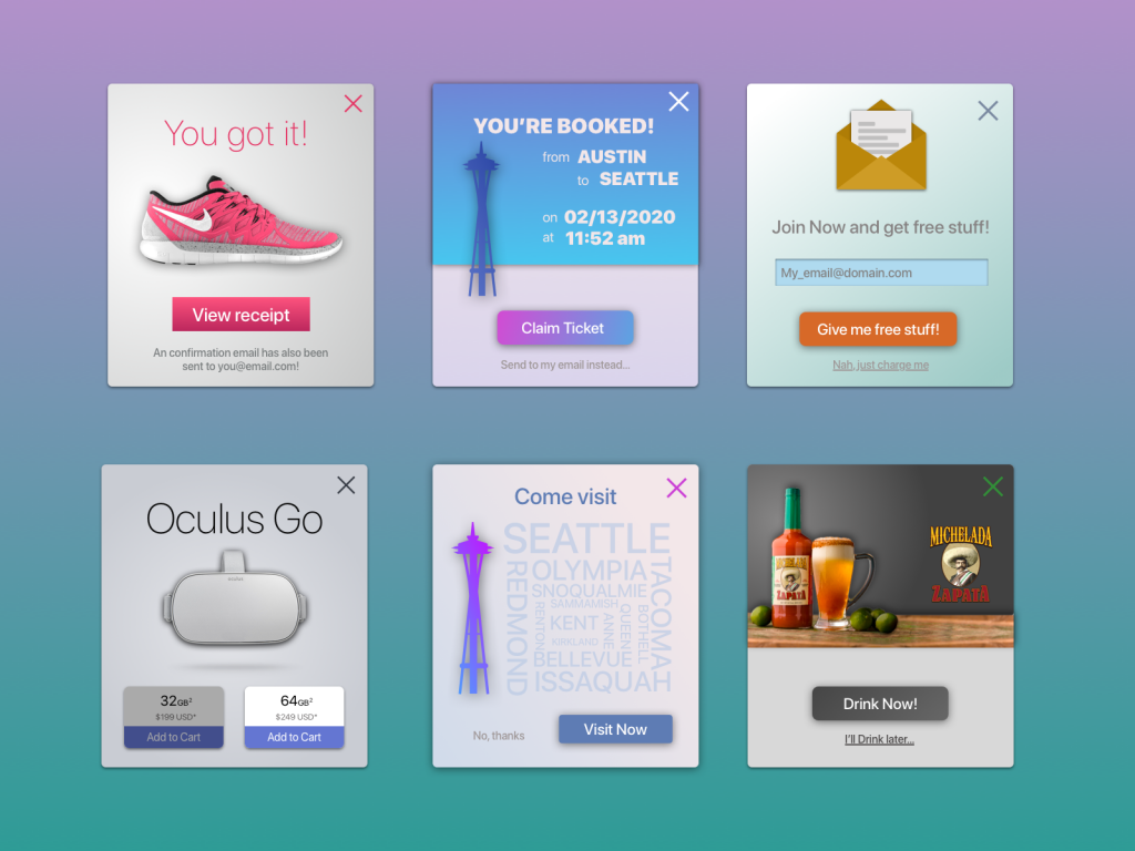 Pop Up Modal for Mobile Pop Up Modal for Mobile